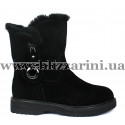 Угги, дутики 103-2827-2-1 black прес замш (искусст мех) бот з