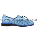 Туфлі 2027 104 голубая кожа л-т