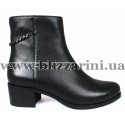 Ботильоны M830-681-10008 черная кожа бот