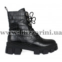 Ботинки Y228H-A5-C155-6J черная кожа бот