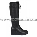 Сапоги BZ222-6R-A (мех 4) черная кожа з