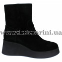 Ботильоны BZ222-11M-A (полн мех) черный замш бот з