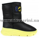 Угги, дутики 415 2020K41 301-001 (полн мех) черная кожа бот з