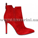 Ботильоны S692-02-R020B красный замш бот