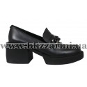 Туфлі 18J959-03D-6365-1 (мал разм) черная кожа туф