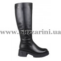 Сапоги 21BG014-A105-NP332BG (мех 4) черная кожа зима