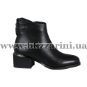 Ботильоны K034-L50-019AR (бол разм) черная кожа бот