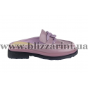 Сабо, шлепанцы 18J1015-05L-1393 фиолетовая кожа л