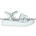 Босоніжки TAS-499 betul white 82252 base белая кожа л