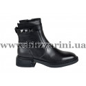 Ботинки S1080-83-N1240B (мал разм) черная кожа бот