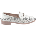 Туфлі A1069-16D-L335 белая кожа туф