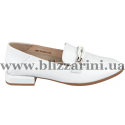 Туфлі S636-13-Y081A-9 белая кожа туф