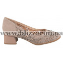 Туфлі S857-87-R257A-9 бежевый замш л-т