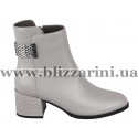 Ботинки K904-T89-166BR (бол разм) серая кожа бот