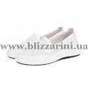 Мокасины, слипоны JA29762-10 белая кожа туф