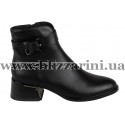 Ботинки S1305-01-Y164B (мал разм) черная кожа бот
