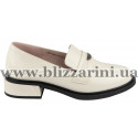 Туфлі 22A765-K617-YP1381TA молочная кожа туф