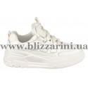 Кросiвки, кеди D09-20237-2-8 белая кожа туф