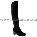Ботфорты J19-G263-625/12 black замш ос