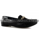 Мокасины, слипоны 560-15 прес black кожа т