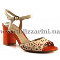 Босоніжки H1515-6312-1Y beige кожа/orange л