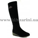 Сапоги A323A7BM-2 (МЕХ 4) black замш з