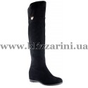 Сапоги S518-01-012M4E (МЕХ 4) black замш з