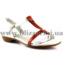 Сандалии FL171906-1S15/1T16L white/orange кожа л