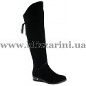 Сапоги AH8027-28-W (МЕХ4) black замш з
