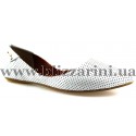 Балетки 1106/21-1 белая кожа т