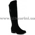 Сапоги AH8528-38-W (МЕХ4) black замш з