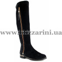 Сапоги YM13831-37-1BM (МЕХ 4) black замш з