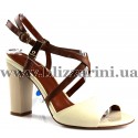 Босоніжки T1713-1223S-Y1077AY brown/milk кожа л