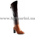 Ботфорты H1127-6718-3 brown/coffee кожа (-8-) ос