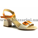 Босоніжки FA672B-301L-Y329/Y217 milk/orange кожа л