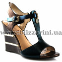 Босоніжки X2026-06H-5 bronze/blue кожа л