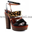 Босоніжки 3B07-18ZD-1 black/brown кожа л