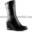 Сапоги A328-H10M-315 (полн мех) black кожа з