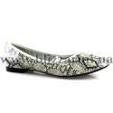 Балетки ALD1660-15 кожзам белая змея т