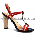 Босоніжки Y1319-39 red/black кожа л