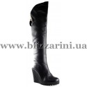 Ботфорты 5926-B54M-01  (114)  (MEX 4) black кожа з