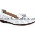 Балетки P093 1017-OT-94 16  белая  кожа  туф