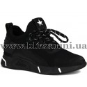 Кросiвки, кеди FLM87610 black кожзам  черный   туф