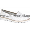 Балетки P025 468 101 (МАЛ Р)  белая  кожа  туф