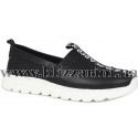Кросiвки, кеди 607 102-32002 siyah  черная кожа  туф