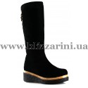 Сапоги A273-62-012M (полн мех) black замш з