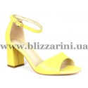 Босоніжки 18J164-04L-1024  желтая кожа  л