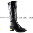 Сапоги KR181206-575T-R (бол разм) black кожа ос