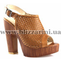 Босоніжки 167-4025  1 taba brown кожа л