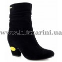 Ботильоны KR144807-584SR (бол разм) black замш бот